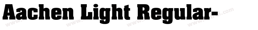Aachen Light Regular字体转换